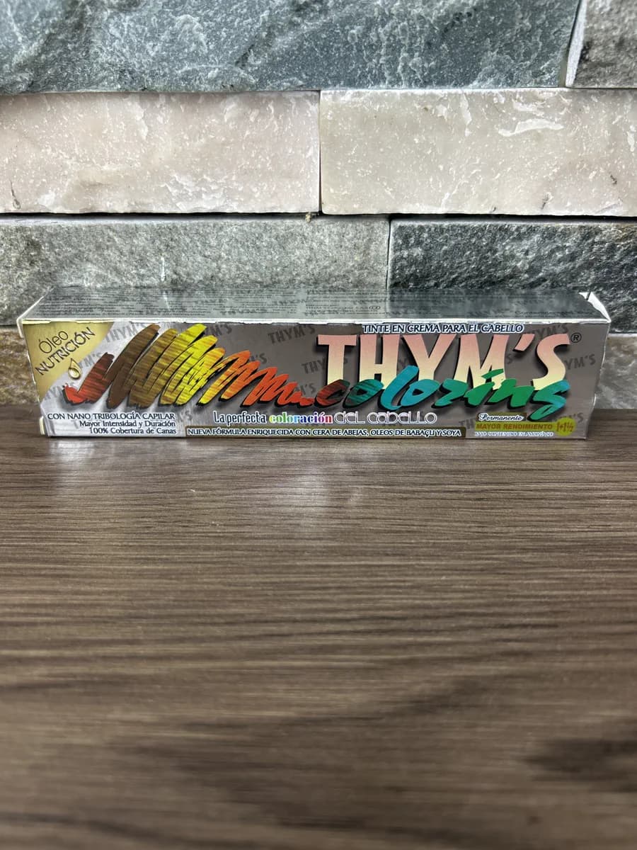 Tinte Thyms negro profundo intenso azabache 1,00