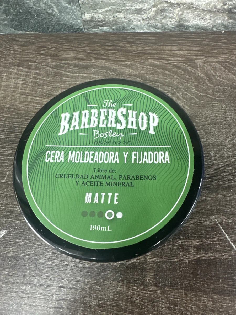 Cera Moldeadora y Fijadora The Barbershop Bosley Matte 190ml