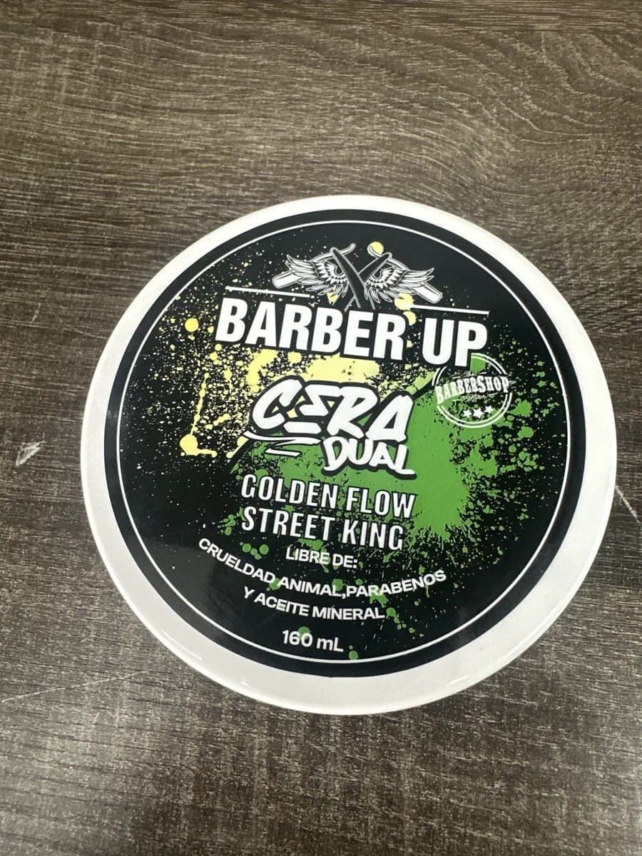 Cera Moldeadora y Fijadora Barber Up Golden Flow Street King