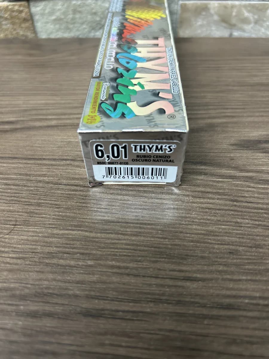 Tinte Thym’s Rubio Cenizo Oscuro Natural 6,01