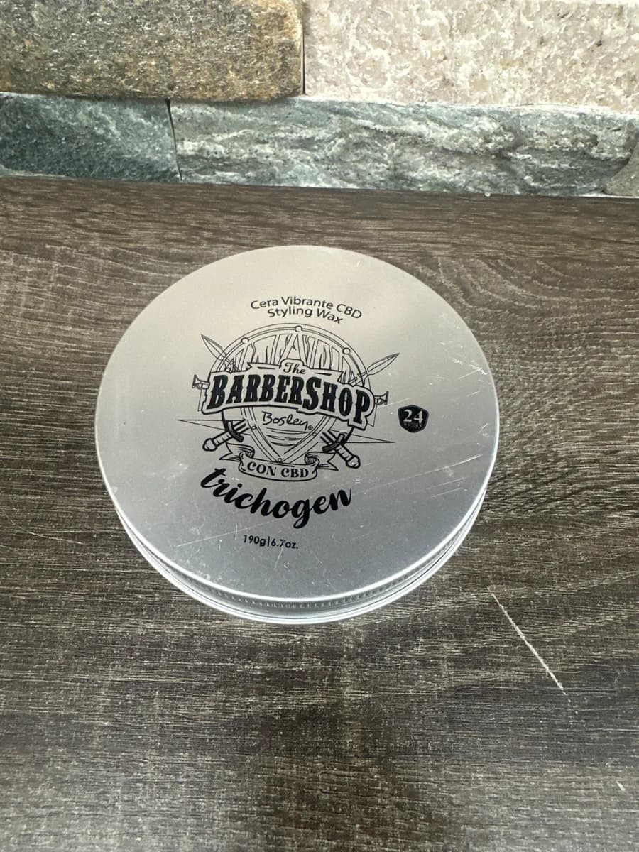Cera Vibrante CBD Styling Wax The Barbershop Bosley Trichogen 190g