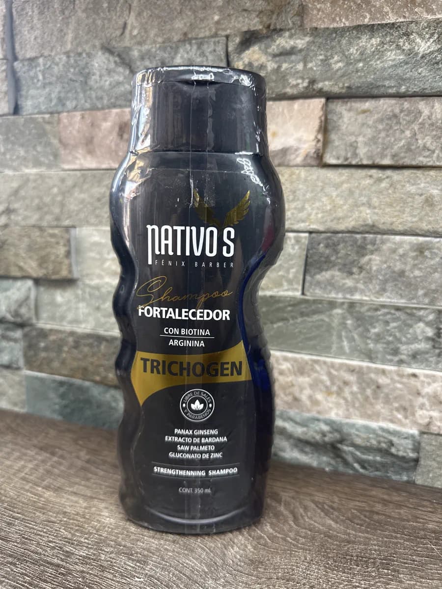 Shampoo Fortalecedor Nativo's Trichogen con Biotina y Arginina