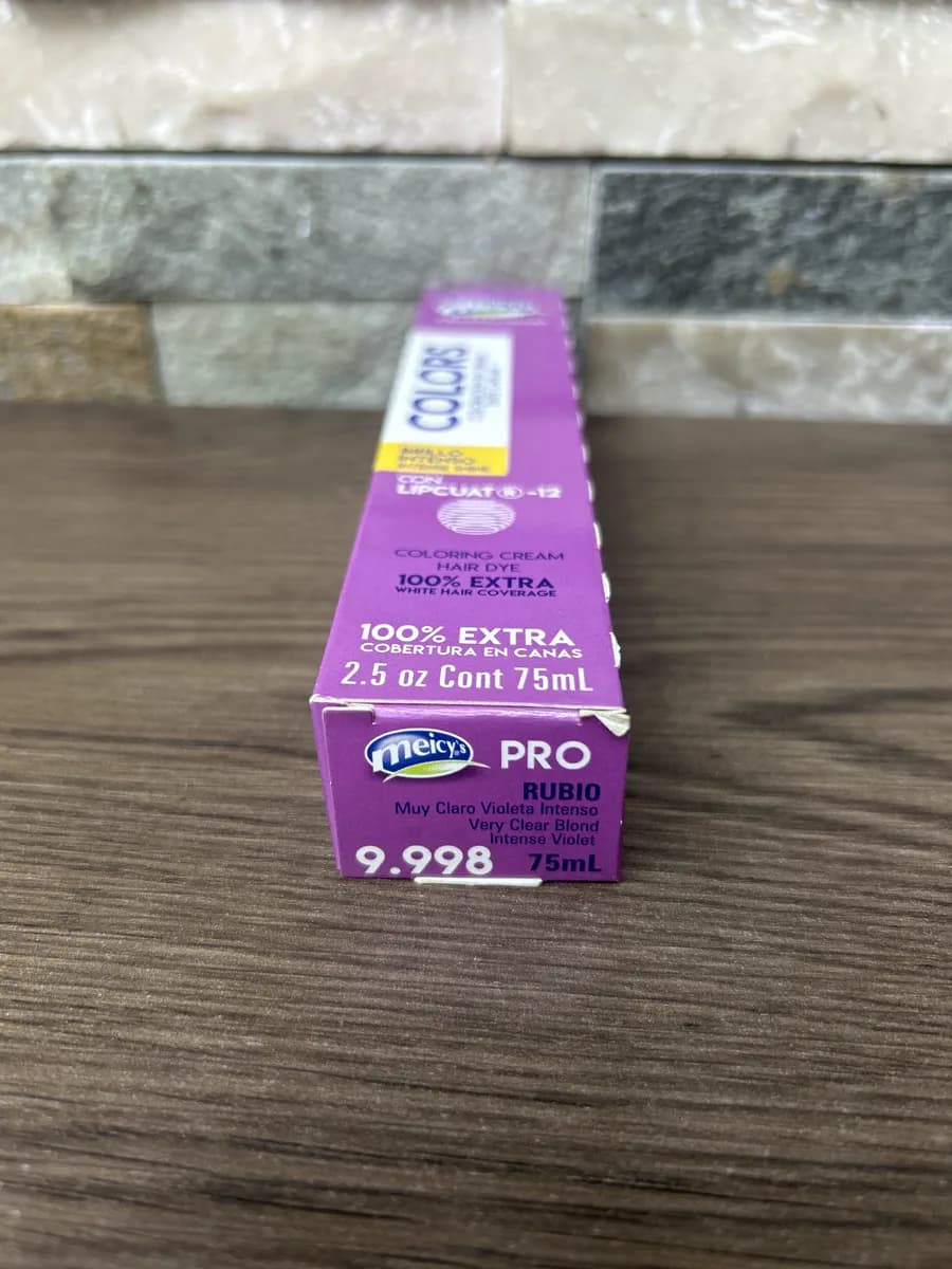 Tinte Meicy’s Rubio Muy claro violeta intenso 9.998