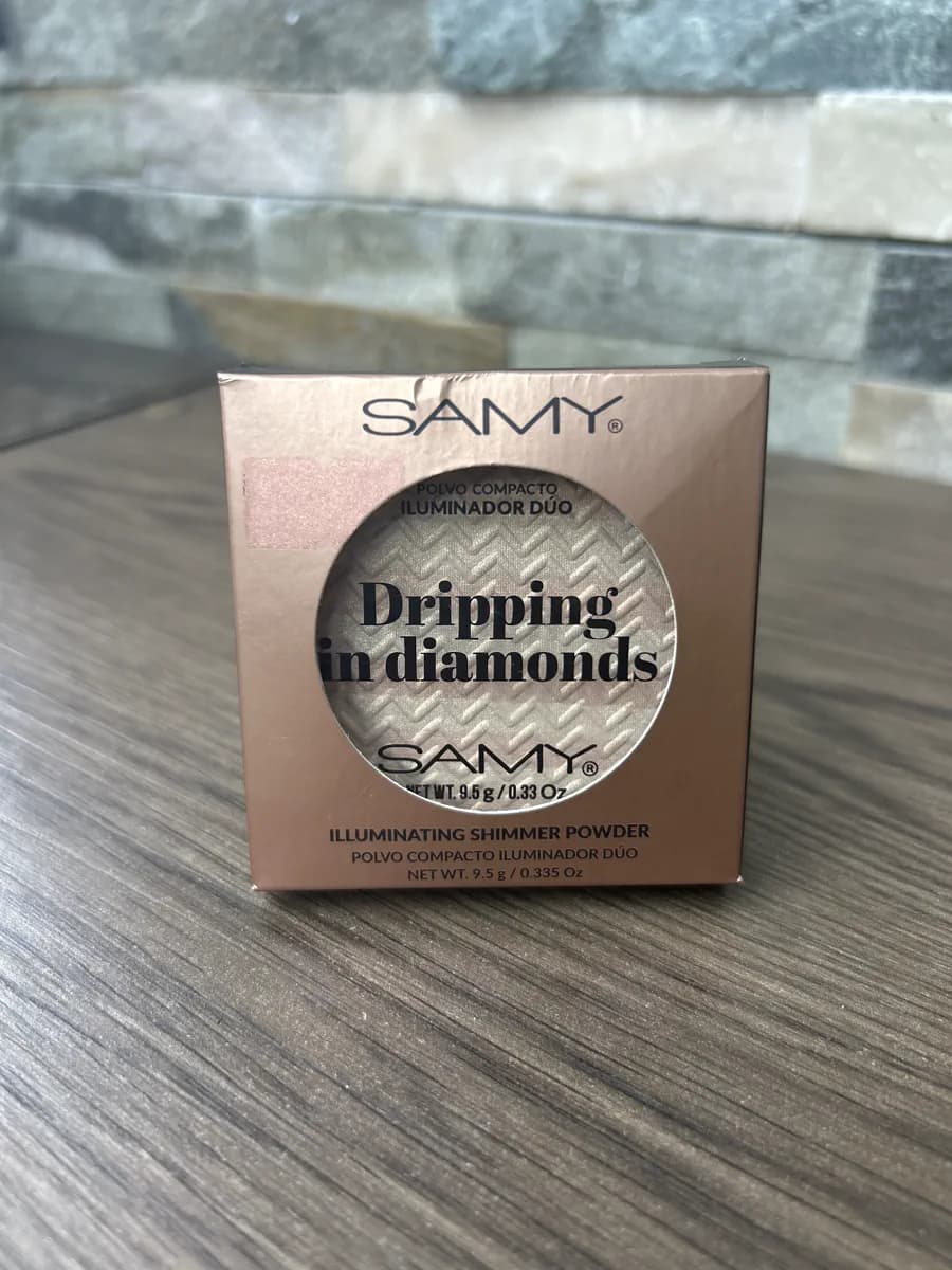 Iluminador polvo compacto duo Samy