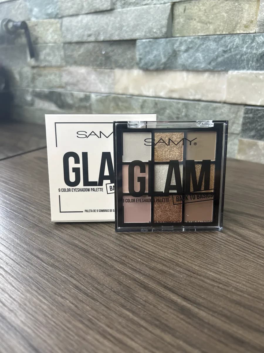 Paleta de 9 Sombras Samy Glam