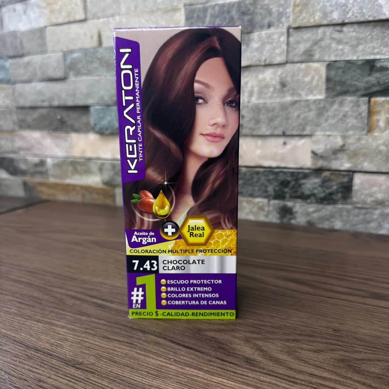 Tinte keraton chocolate claro 7,43