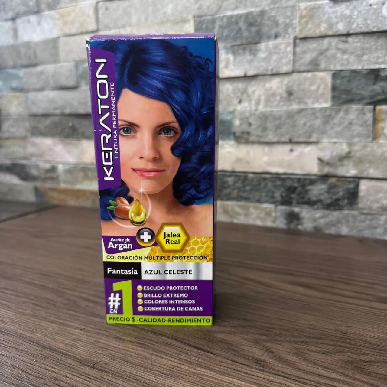 Tinte keraton fantasia azul celeste