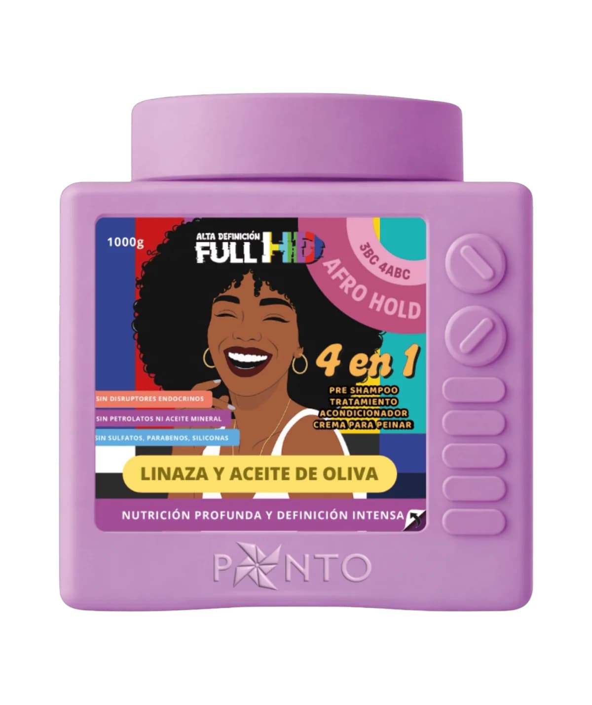 Ponto HD 4en1 afro hold