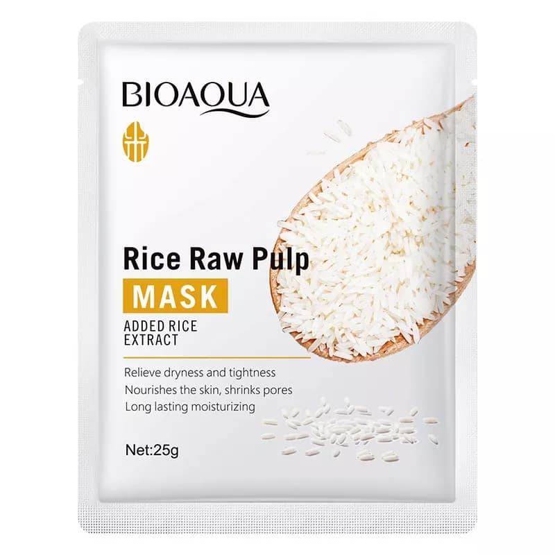 BIOAQUA mascarilla facial de arroz 25g