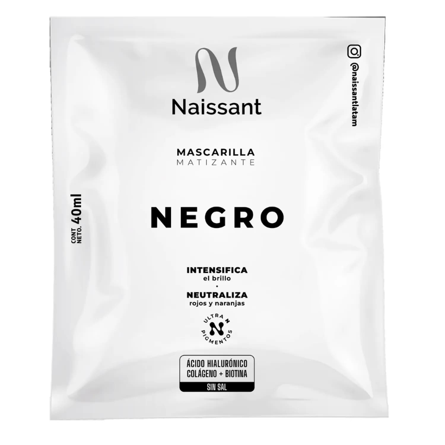 Naissant Mascarilla Matizante Negro 40ml