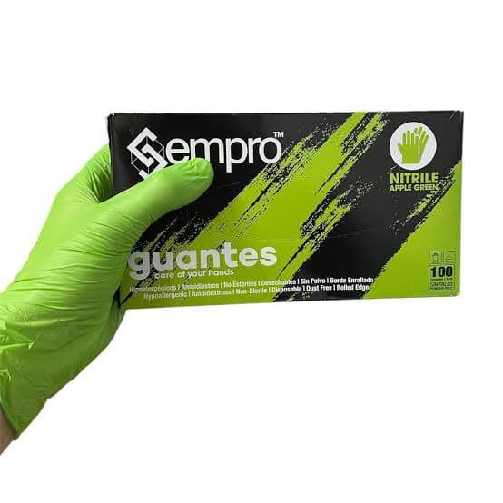 Guantes de nitrilo colores talla S