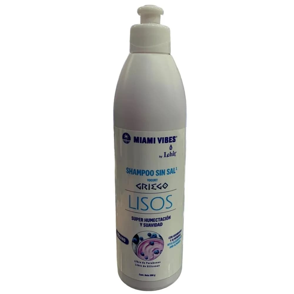 Lehit shampoo yogurt griego lisos 300gr