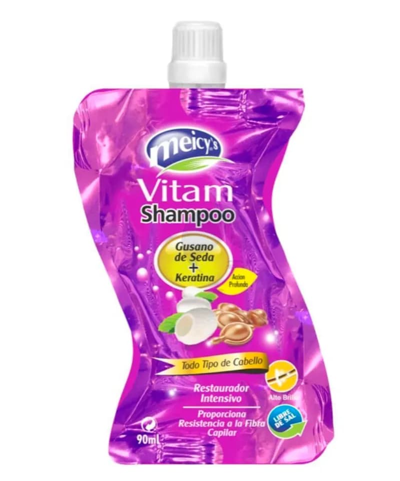 Shampoo gusano de seda meicys 90ml