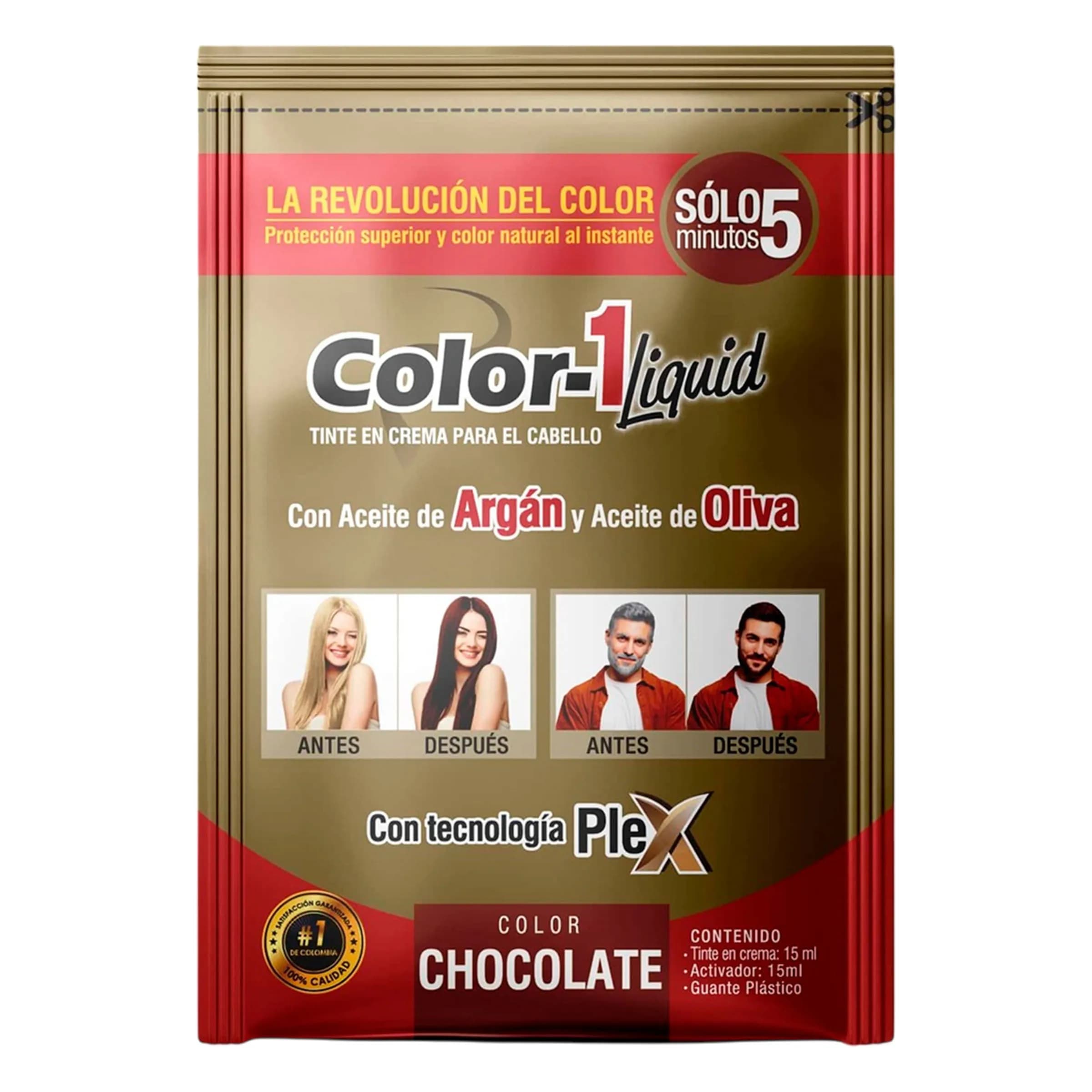 Tinte en crema Color-1 Chocolate