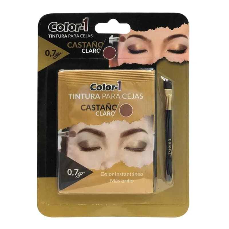 Tinte para cejas Color-1 castaño claro con aplicador