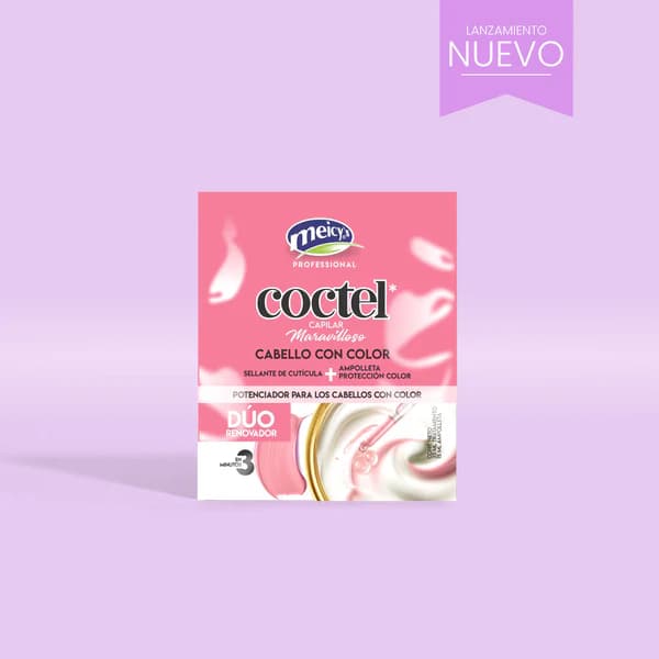 Meicys coctel cabello con color