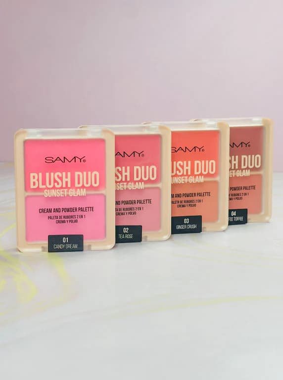 Rubor 2en1 sunset glam Samy