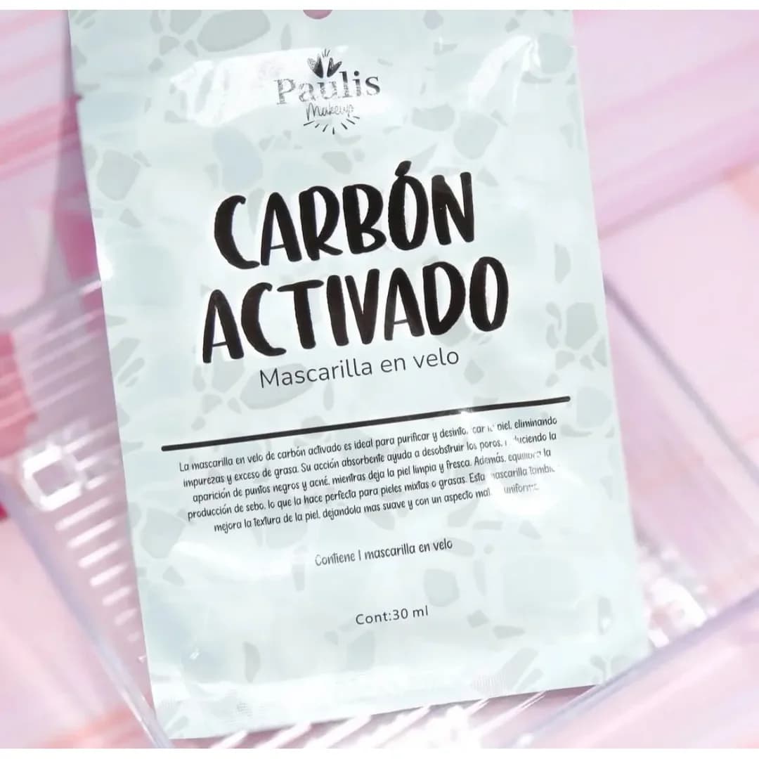 Mascarilla facial carbón activado