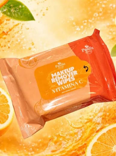 Toallitas desmaquiloadora vitamina c Paulis