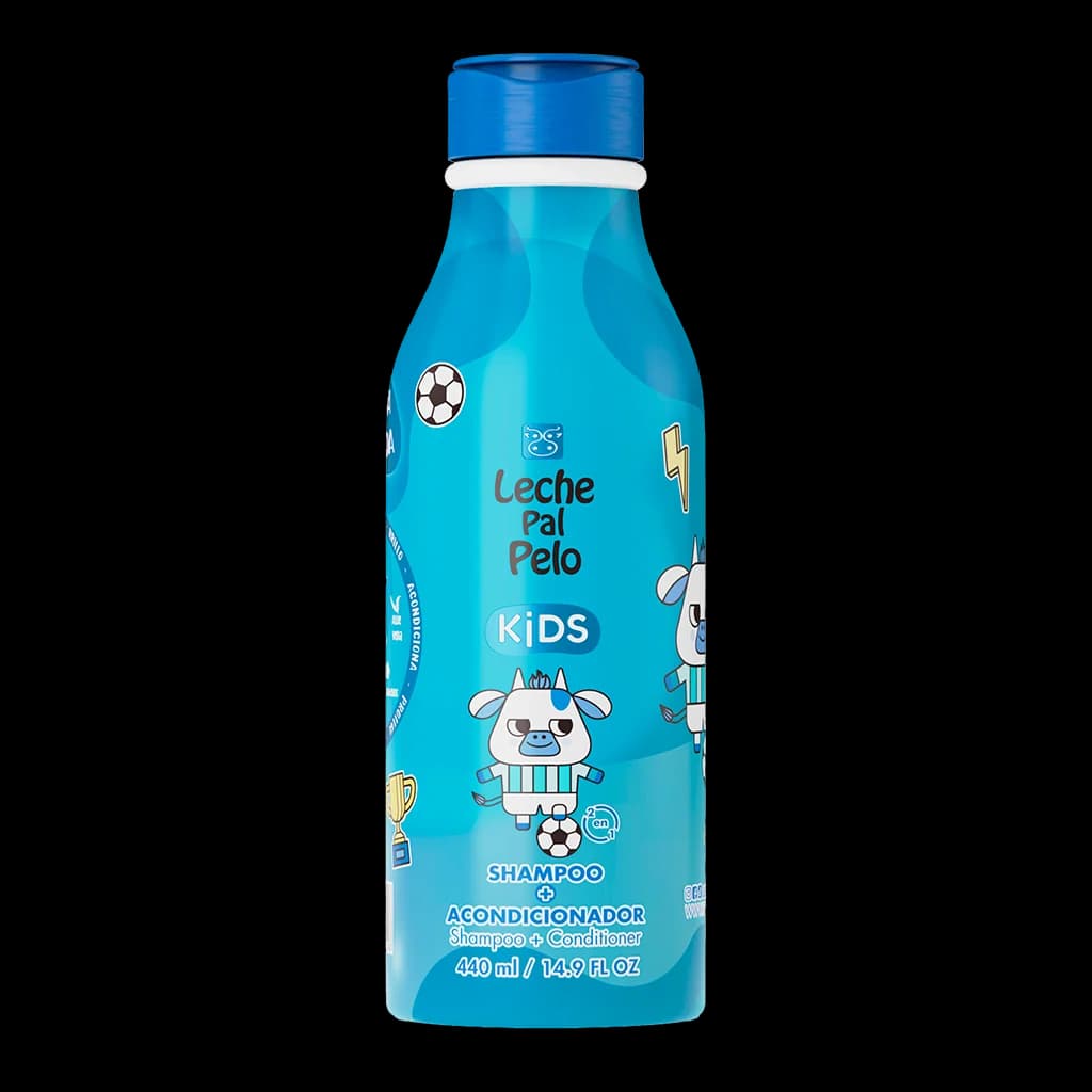 Shampoo+acond leche pal pelo kids