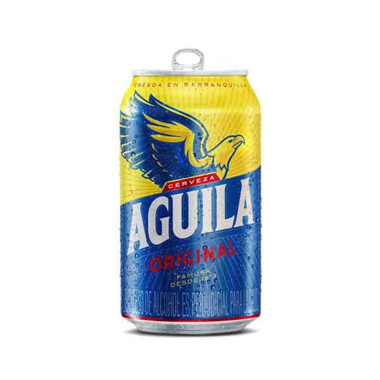 Cerveza águila lata