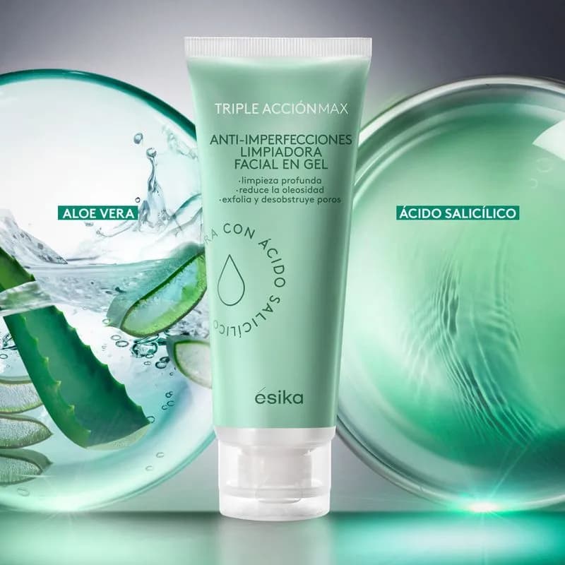 Limpiador facial en gel esika