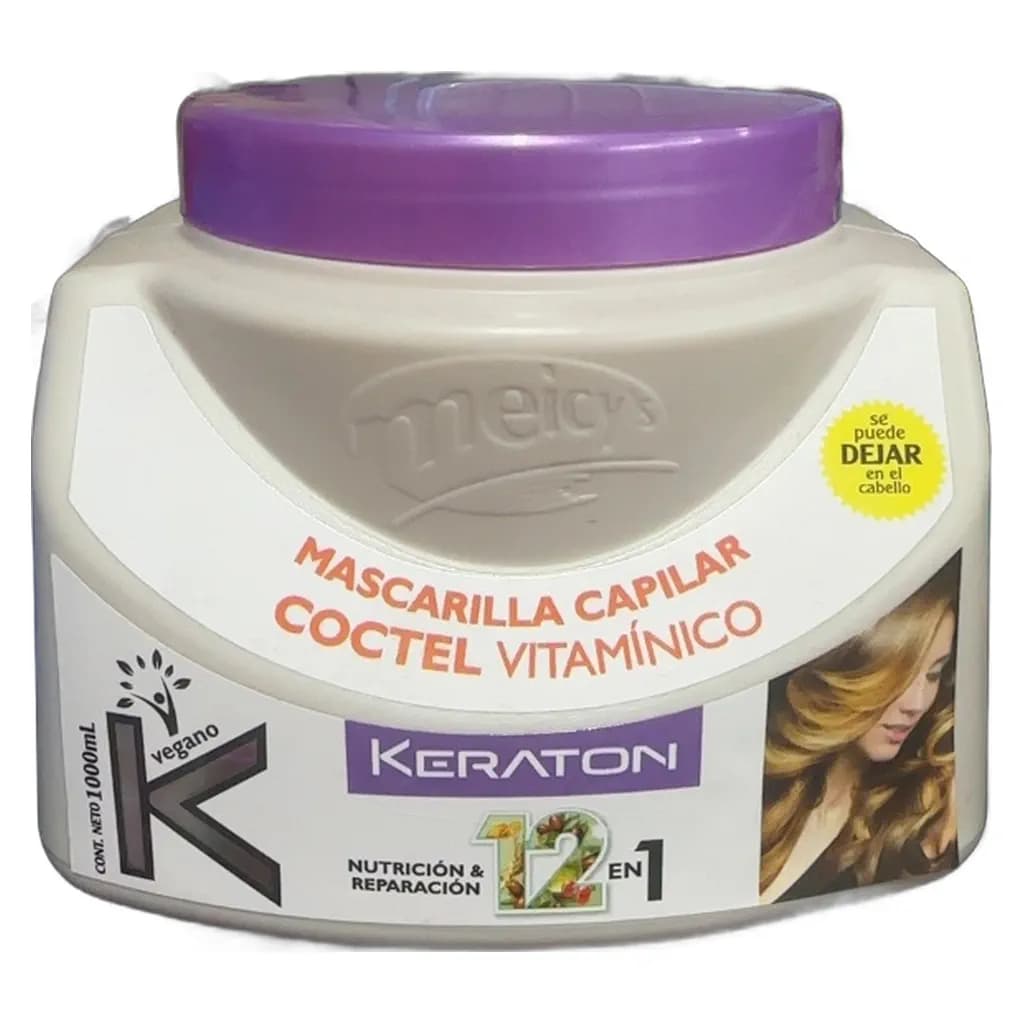 Mascarilla Capilar Keraton Coctel Vitamínico 1000ml