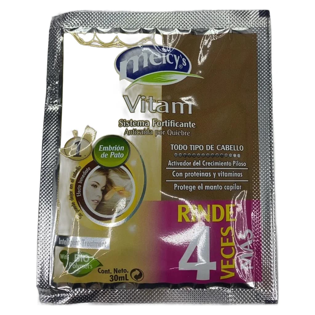 Mascarilla capilar Vitam Embrión de Pato anticaída Meicy's 30ml