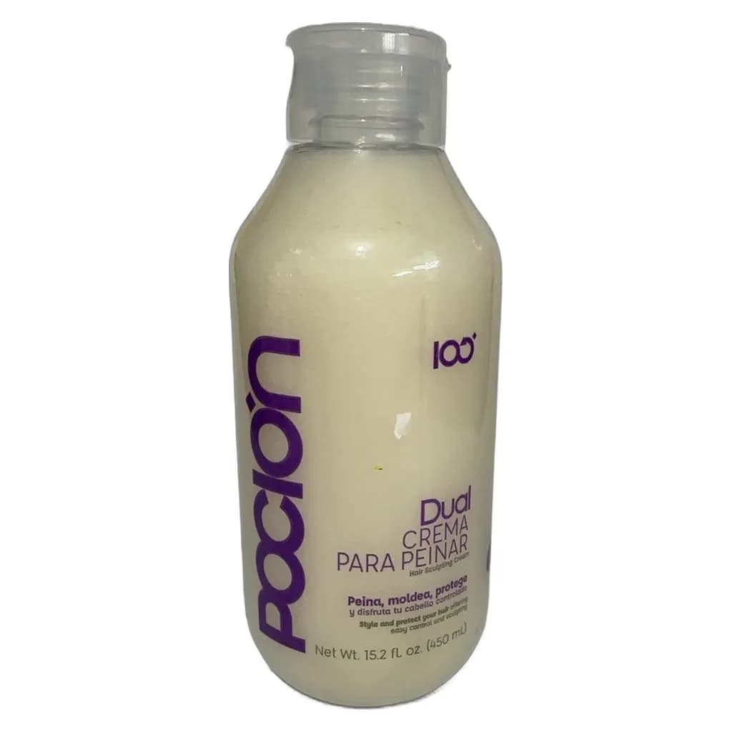 Pocion 100 Dual Crema para Peinar 450ml