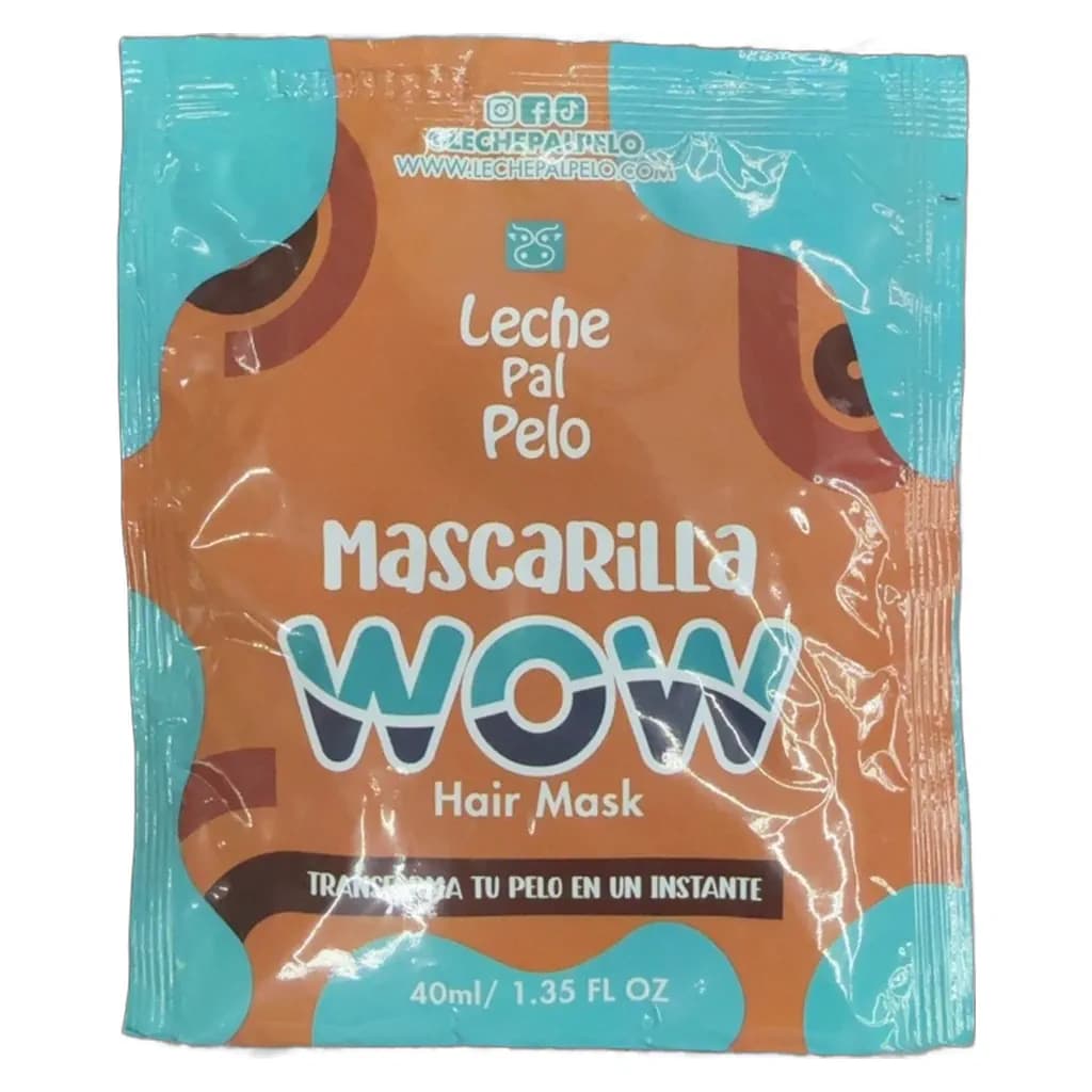 Mascarilla WOW Leche Pal Pelo Hair Mask 40ml