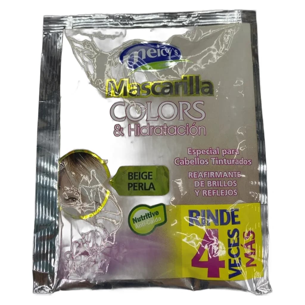 Meicy's Mascarilla Colors & Hidratacion Beige Perla
