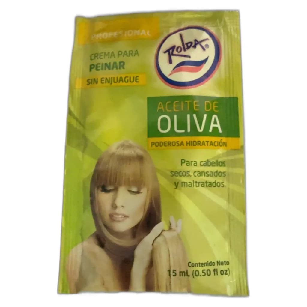 Rolda Crema para Peinar Aceite de Oliva 15ml