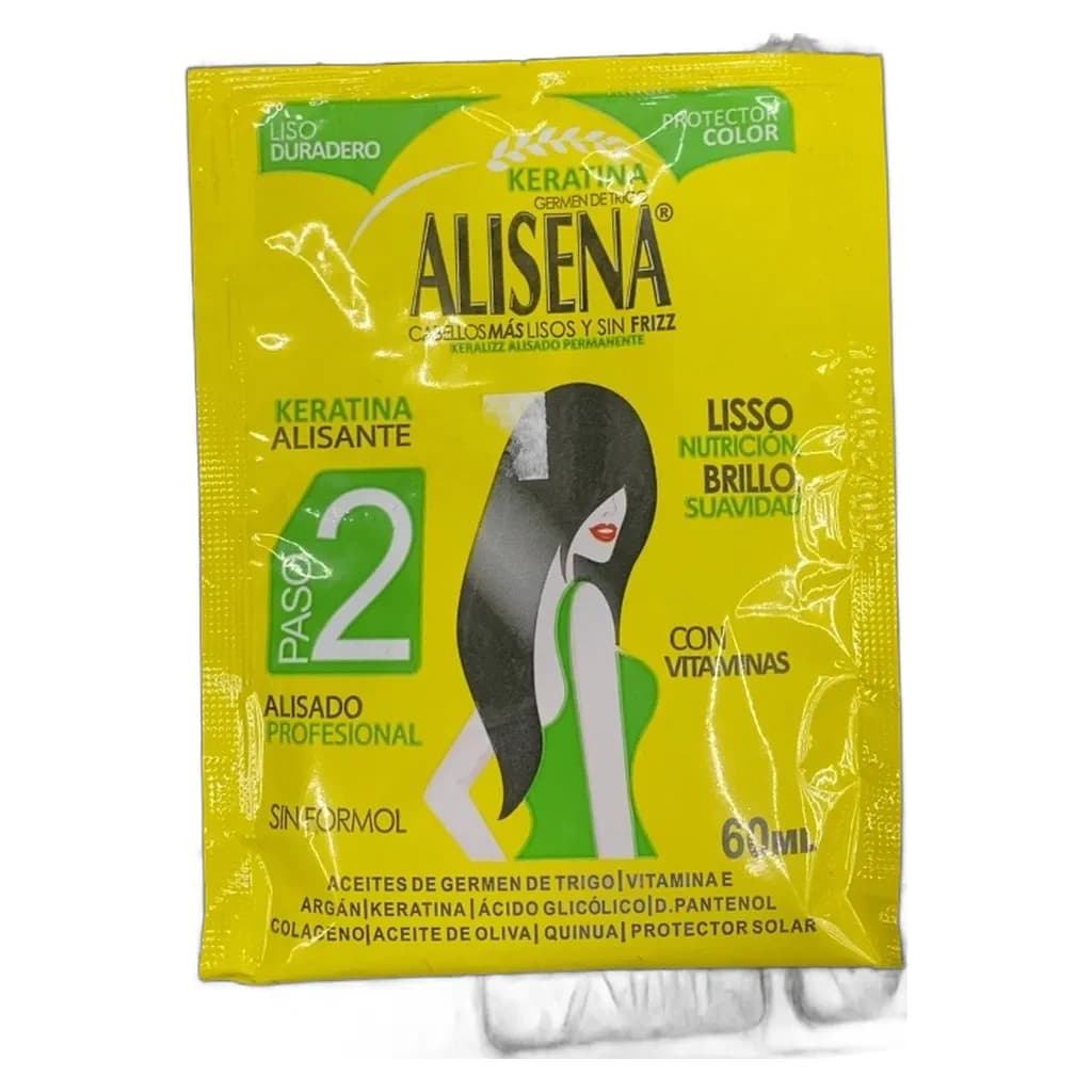 Alisena Keratina Alisante Liso Duradero Paso 2 60ml