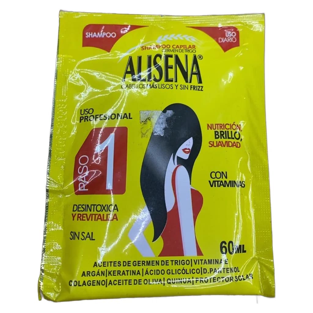Shampoo Capilar Alisena Cabellos Lisos y Sin Frizz 60ml