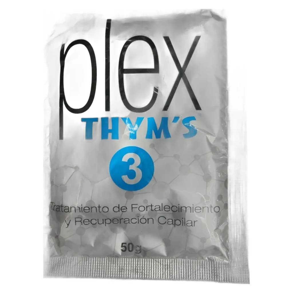 Plex Thym's 3 Tratamiento De Fortalecimiento y Recuperación Capilar 50g