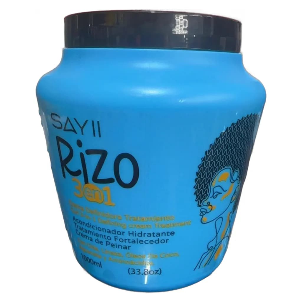 SAYII Rizo 3 en 1 Acondicionador Hidratante Fortalecedor 1000ml