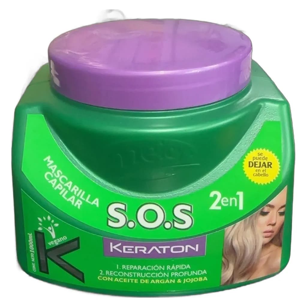 Mascarilla Capilar Keraton S.O.S 2en1 1000ml
