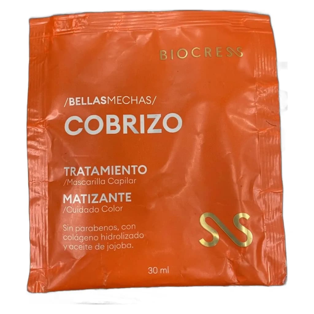 BIOCRESS Mascarilla Capilar Bellas Mechas Cobrizo 30ml