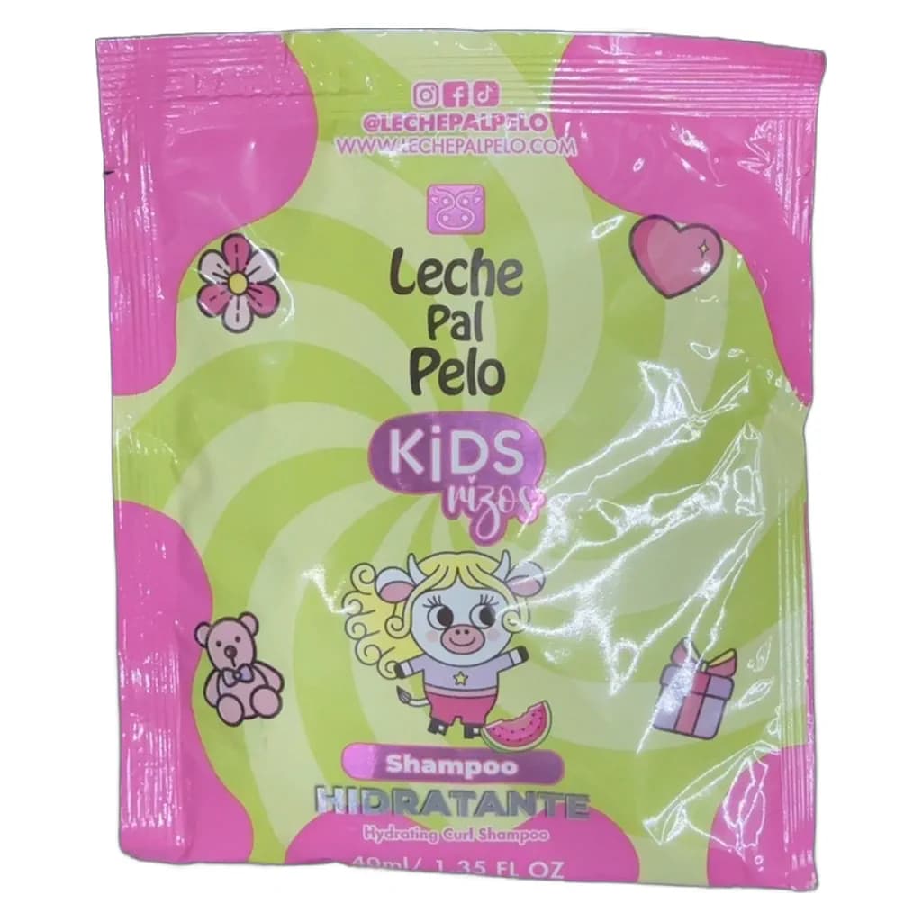 Leche Pal Pelo Kids Rizos Shampoo Hidratante 40ml