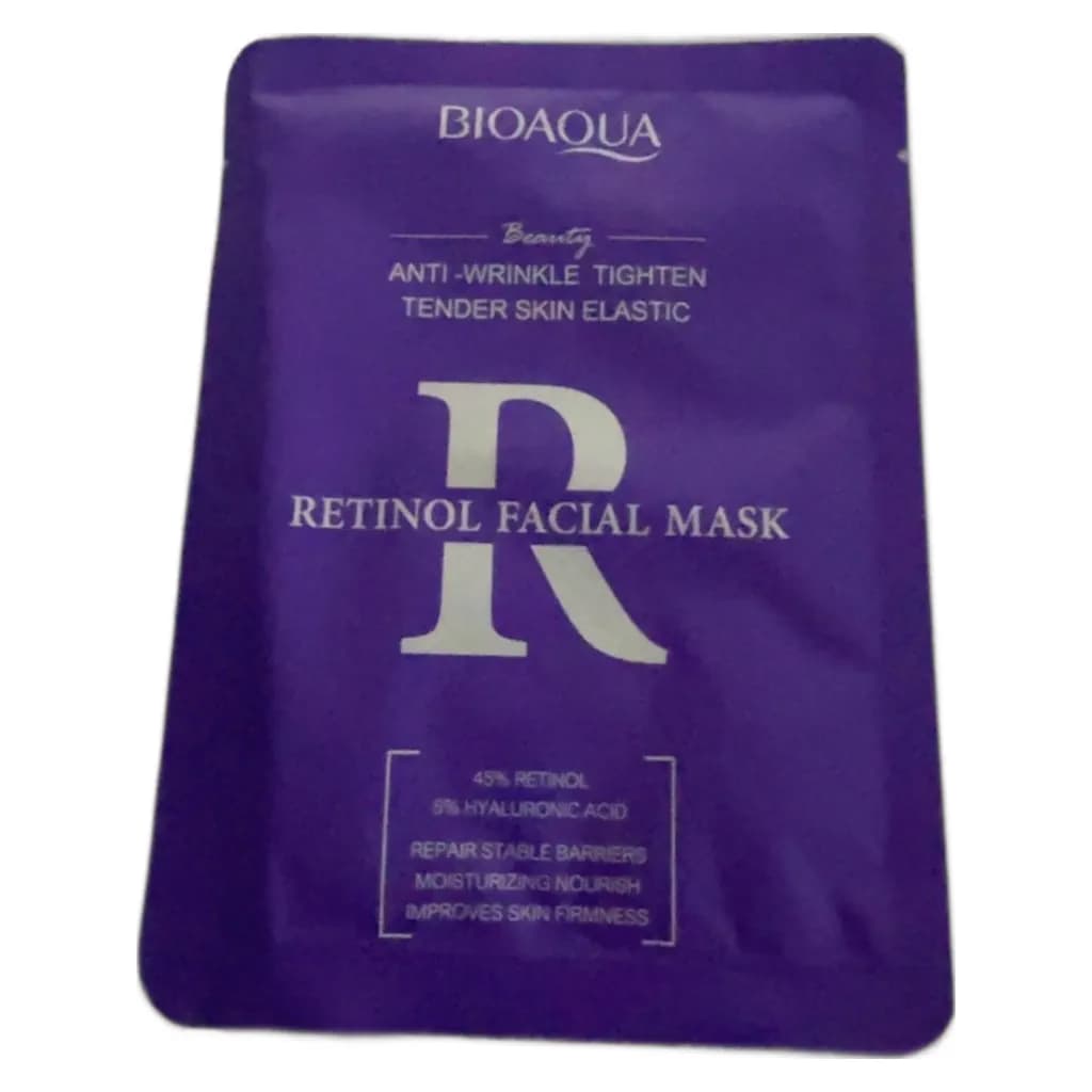 Mascarilla Facial Bioaqua Retinol Anti-Arrugas