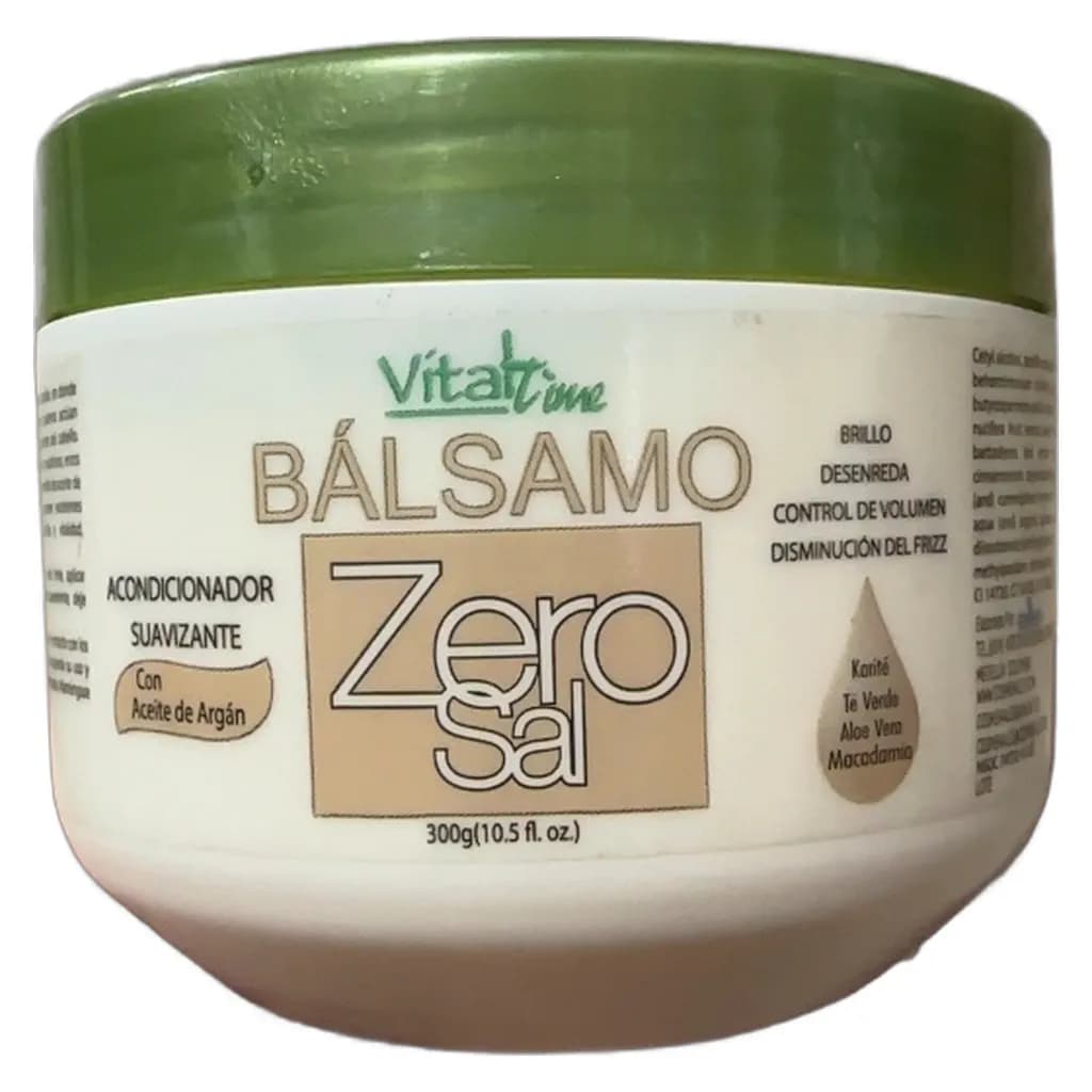 Vital Time Bálsamo Zero Sal Acondicionador Suavizante 300g