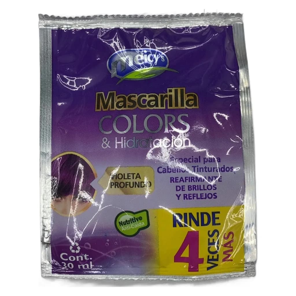 Mascarilla Colors & Hidratación Violeta Profundo x 30ml