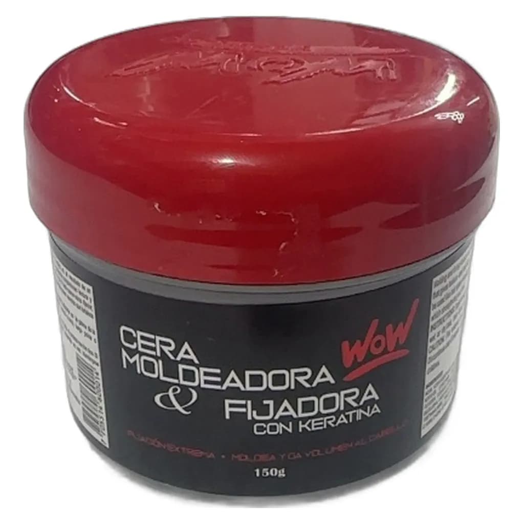 Cera Moldeadora y Fijadora WOW con Keratina 150g