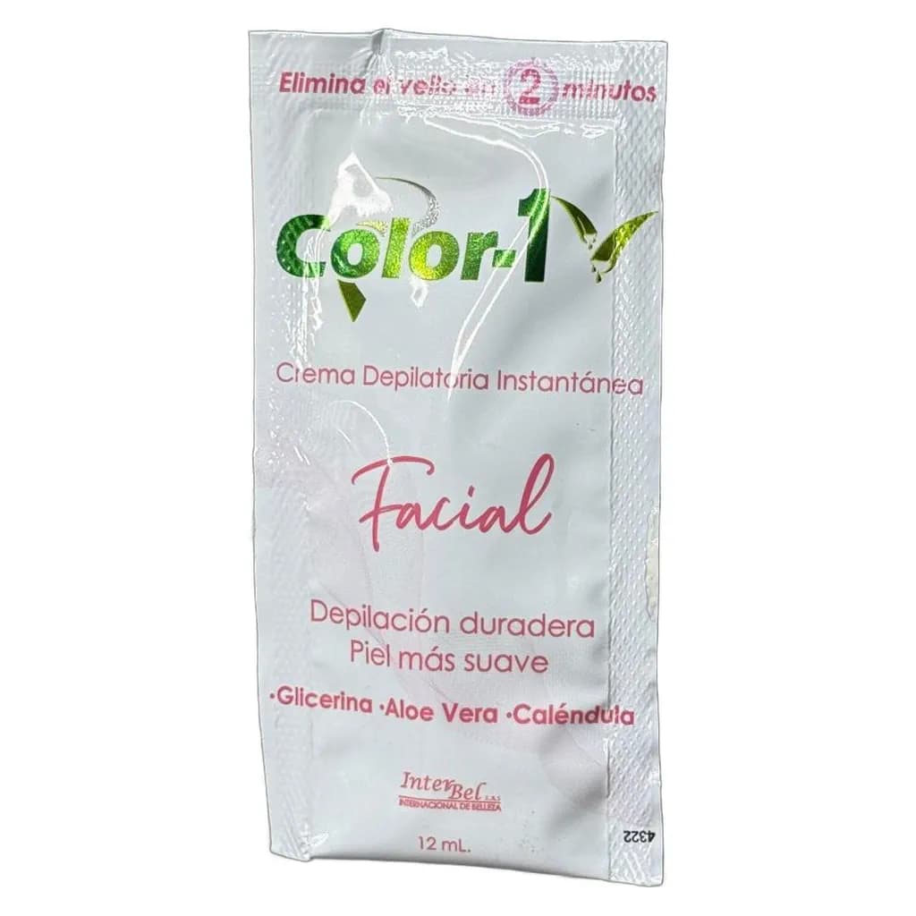 Color-1 crema depilatoria Facial sachet